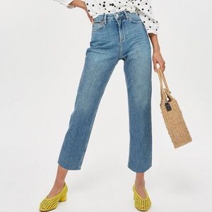 Topshop straight leg jeans size 28